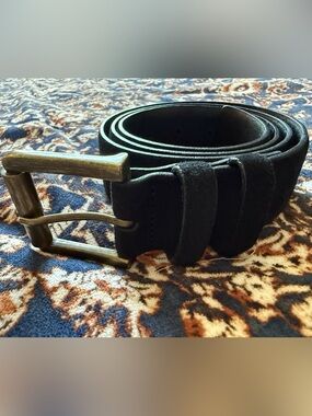 J. Crew Suede Roller Buckle Belt